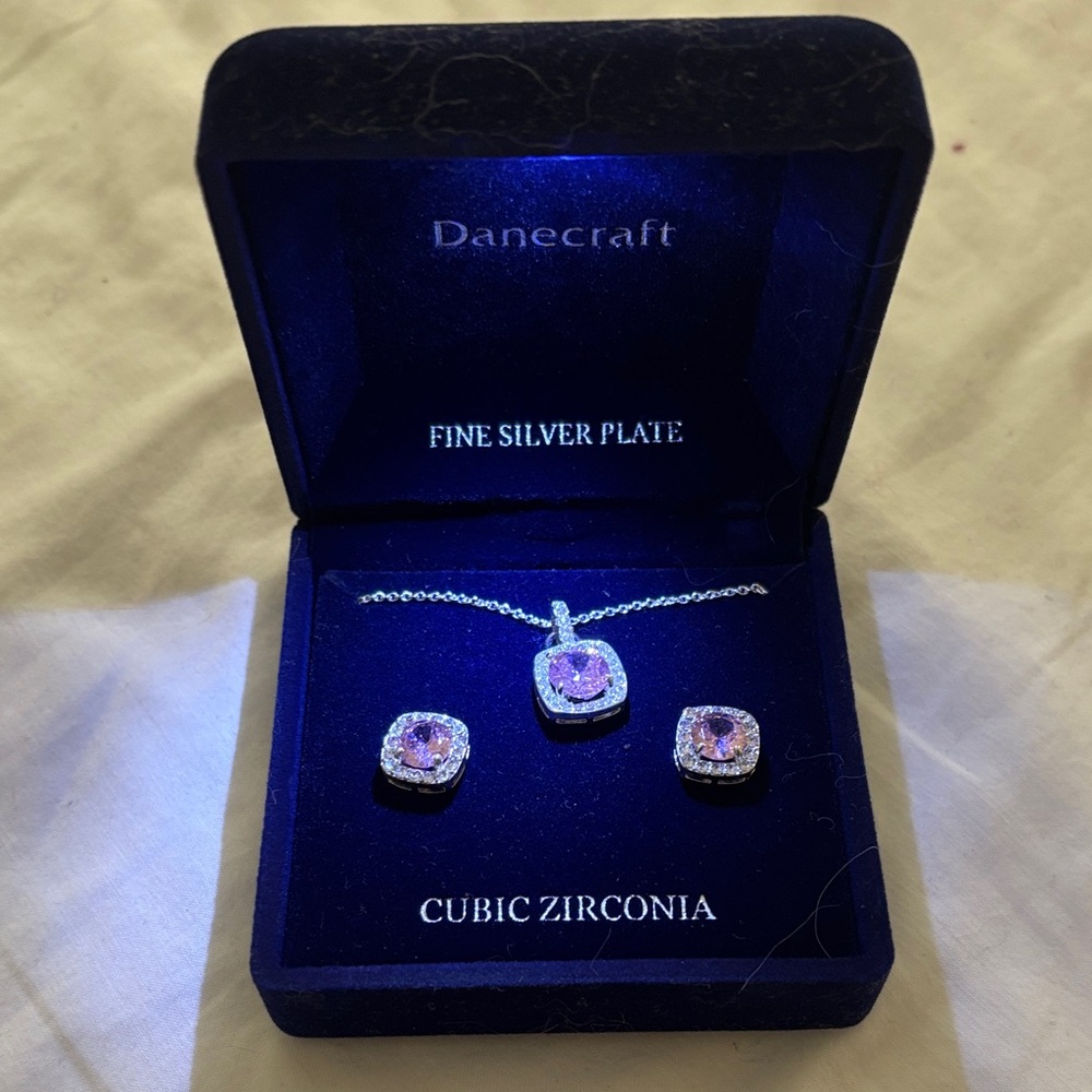 Earring and necklace match